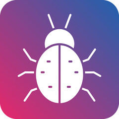 Vector Design Ladybug Icon Style