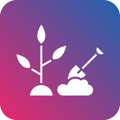 Vector Design Planting Icon Style