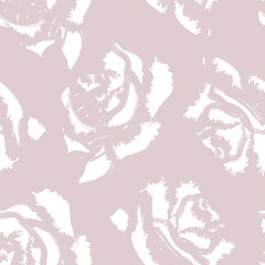 Abstract Rose Floral Seamless Pattern Design
