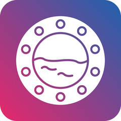 Vector Design Porthole Icon Style