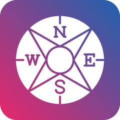 Vector Design Windrose Icon Style