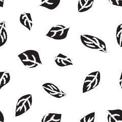 Fototapeta premium Tropical Leaf Seamless Pattern Design