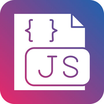 Vector Design Javascript File Icon Style