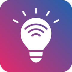 Vector Design Smart Lighting Icon Style