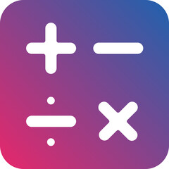 Obraz premium Vector Design Mathematics Icon Style