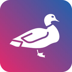 Vector Design Duck Icon Style