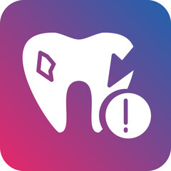Vector Design Tooth Problem Icon Style