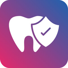 Vector Design Tooth Protection Icon Style