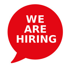 We are hiring button