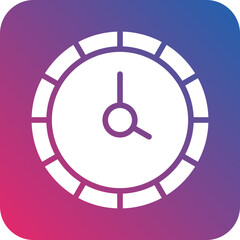 Vector Design Clock Icon Style