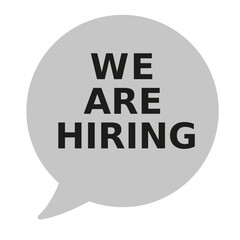 We are hiring button