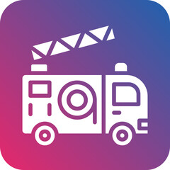 Vector Design Fire Truck Icon Style