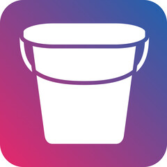 Vector Design Water Bucket Icon Style