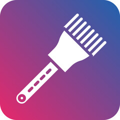 Vector Design Basting Brush Icon Style