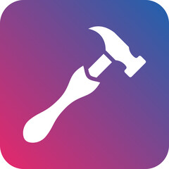 Vector Design Hammer Icon Style