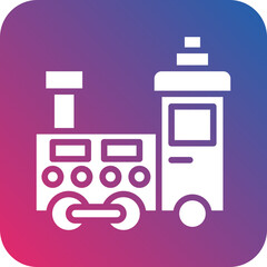 Vector Design Train Toy Icon Style