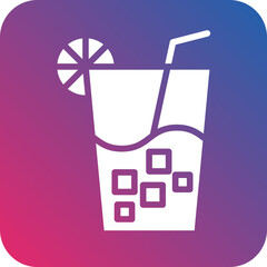 Vector Design Cold Drink Icon Style