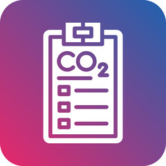 Vector Design Carbon dioxide Report Icon Style