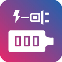 Vector Design Charging Battery Icon Style