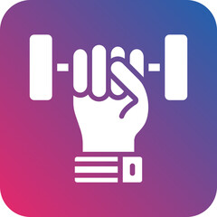 Vector Design Weight Lifting Icon Style