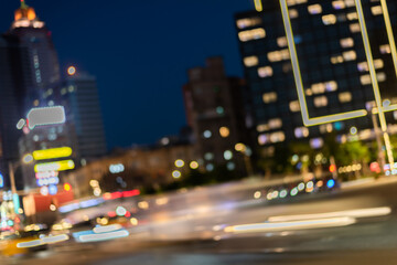 abstract background with traffic light