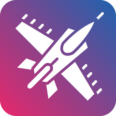 Vector Design Army Jet Icon Style