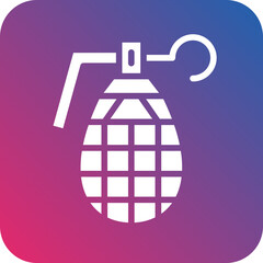 Vector Design Grenade Icon Style