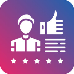 Vector Design Customer Reviews Icon Style