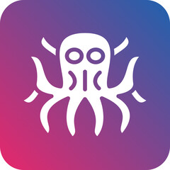 Vector Design Kraken Icon Style
