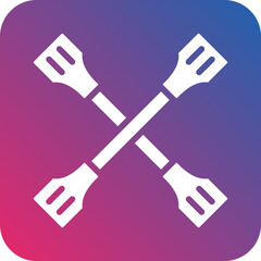 Vector Design Paddles Icon Style