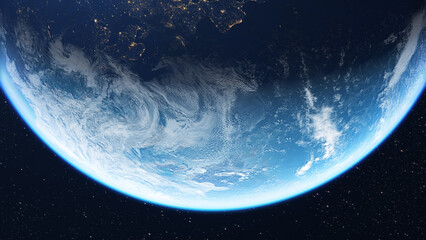Planet earth seen from space