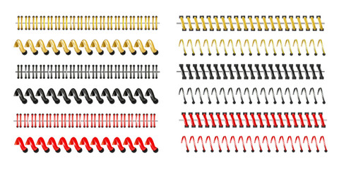 Metal Binders Color Set
