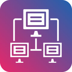 Vector Design Monitors Icon Style