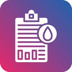 Vector Design Oil Data Report Icon Style
