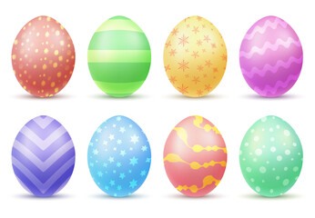 Easter Eggs Realistic Set