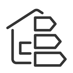Pixel perfect, editable stroke, up scalable, line, vector bloop icon.