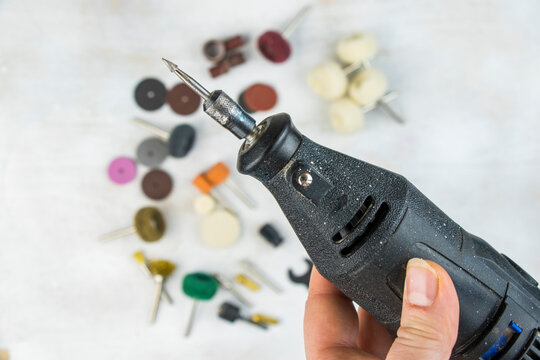 Dremel rotary kit, dremel heads, instrument for handwork