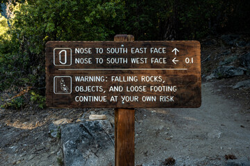 Climbing Route Directions in Yosemite