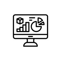 Analyses icon in vector. Illustration