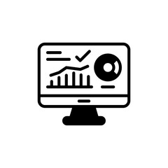 Data Analysis icon in vector. Illustration