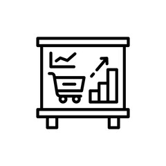 Market Trend icon in vector. Illustration