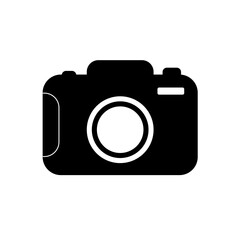 digital camera icon.  Photo camera in flat style. Vector