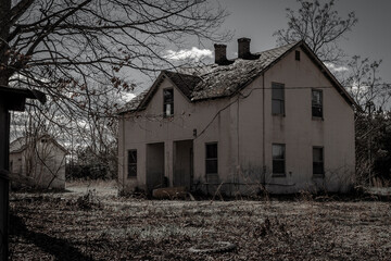 Abandoned house outside Union Level, Virginia