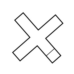 Obraz premium Uncheked Icon