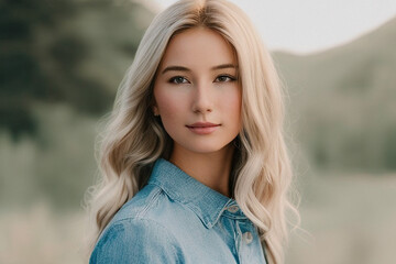 Fototapeta premium Discover the Sophistication and Intelligence in These Creative Women's Portraits -generative AI