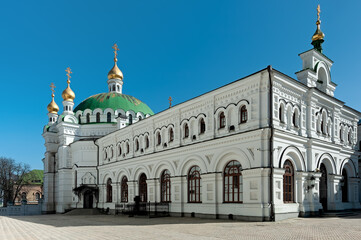 Fototapeta na wymiar Church of Sts Anthony and Theodosius of Kyiv Pechersk Lavra, Kyiv Ukraine