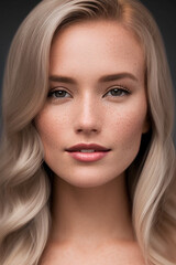 Fototapeta premium The Beauty of Diversity: Girl's Portraits that Showcase the Richness of Culture with Generative AI Technology