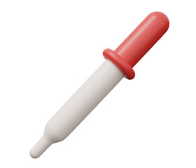pipette dropper 3d icon