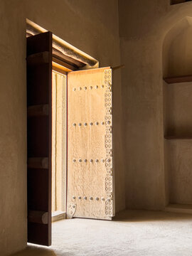 Entrance to the Bahla Fort, Oman.