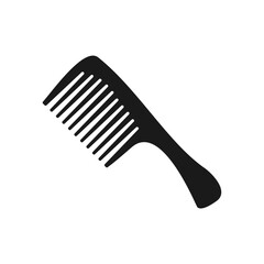 hair comb flat design vector illustration